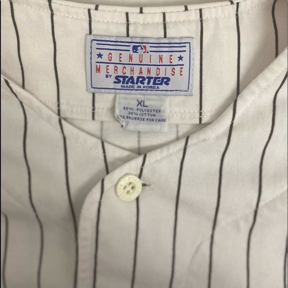 STARTER 90's MLB Chicago White Sox Home Jersey // XL // VTG - Picture 13 of 13